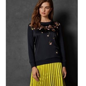 Ted Baker SOWFIEE Arboretum Woven Cotton Jumper